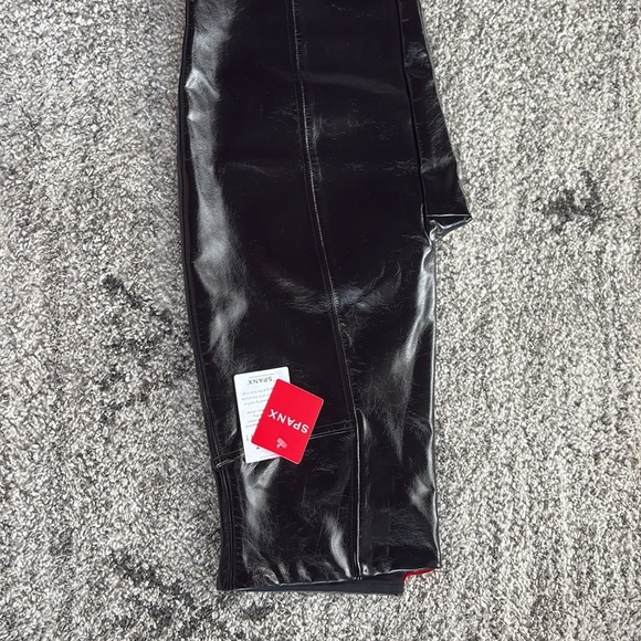 Spanx Black Faux Leather Leggings
fabric shapes and lifts 
medium compression - Picture 5 of 10